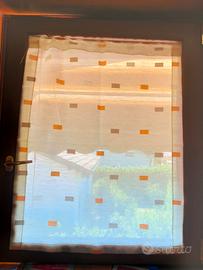 Tende velate con trama a rettangoli