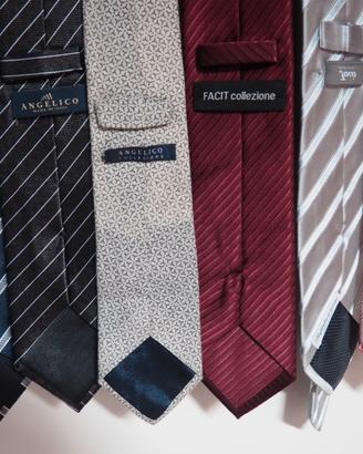 OBJ bolgheri 14 cravatta cravatte cotone stoffa