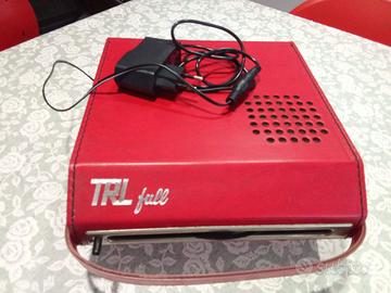 Mangiadischi TRL Electronic Full rosso funzionante