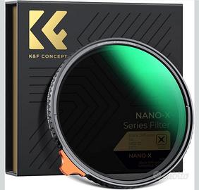 K&F CONCEPT Nano-Xcel 67MM 2 In 1 Filtro Variabil