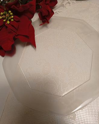 6 sottopiatti in vetro trasparente