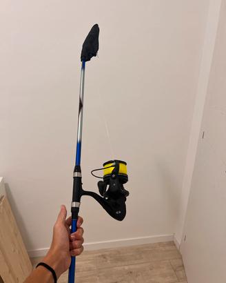 canna da bolentino+mulinello