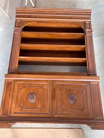 Due librerie in legno massello 1970