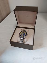 Orologio Mondia Triumph Chronograph blu e giallo