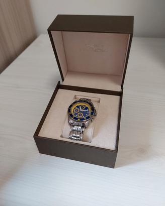 Orologio Mondia Triumph Chronograph blu e giallo