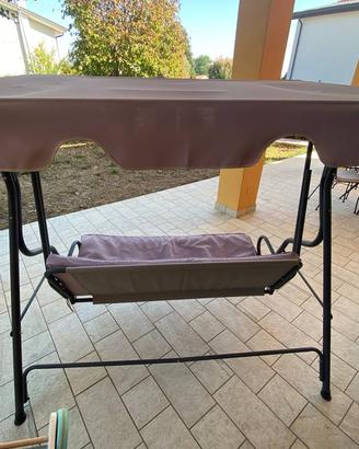 Dondolo a 3 posti da giardino