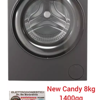 Lavatrice New Candy 8kg  Nera