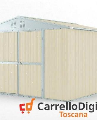 Box struttura lamiera Acciaio 327x307cm avorio