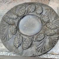 Antico PIATTO IN METALLO 