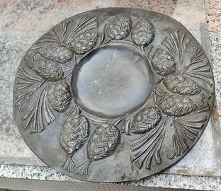 Antico PIATTO IN METALLO 