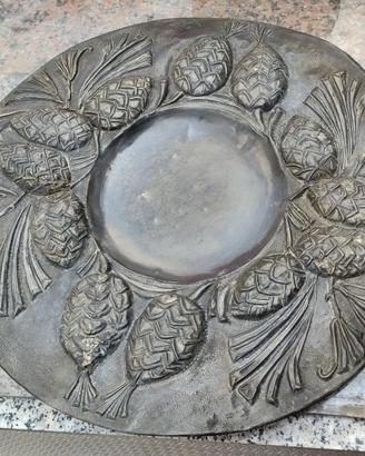 Antico PIATTO IN METALLO 