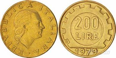 MONETA 200 LIRE DEL 1979