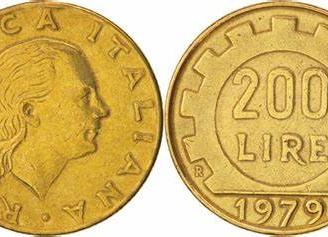 MONETA 200 LIRE DEL 1979