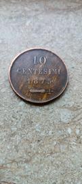 **San marino 10 centesimi 1875 e 1894 **