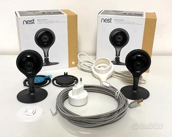2x Google Nest Cam 1st Gen A0005 (Interno, Cavo)