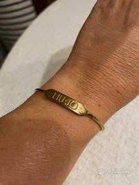 Braccialetto rigido Liu Jo color oro rosso