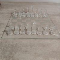 Scacchiera in vetro