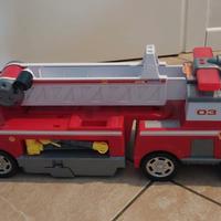 autopompa pompieri paw patrol con Marshall 