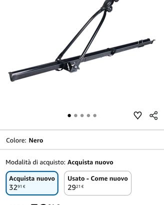 3 porta bici per barra portotutto