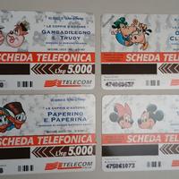 Schede Telefoniche Disney NUOVE 1996 – Telecom Lir