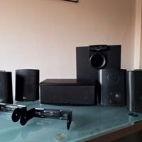 Impianto Surround 5.1 Sub Attivo + 5 Diffusori