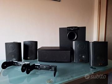 Impianto Surround 5.1 Sub Attivo + 5 Diffusori