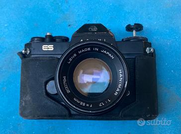 Pentax ES Black FinishM42+Hanimar55mm f/1.7+Scatto