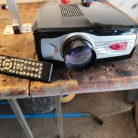 Videoproiettore con telecomando e supporto 
