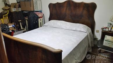 Letto matrimoniale vintage anni 40