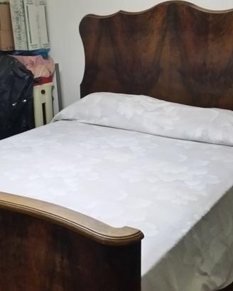 Letto matrimoniale vintage anni 40