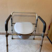 Sedia comoda WC per anziani
