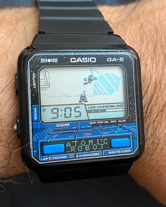 RARO Casio GA-5 Atomic Robot  vintage game gioco