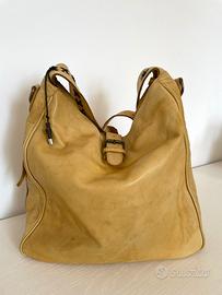 Borsa Bayside in vera pelle color miele