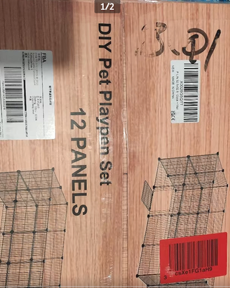 Recinto componibile piccoli animali