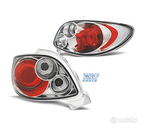 FARI POSTERIORI PER PEUGEOT 206 CC 98- LOOK CROMAT