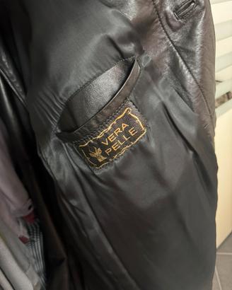 Cappotto in vera pelle