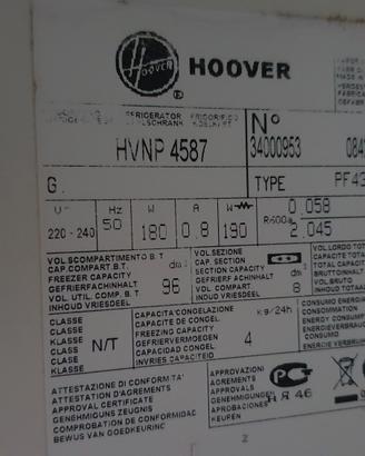 Frigorifero Hoover