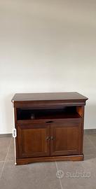 Mobile porta TV in legno con piano estraibile e sp