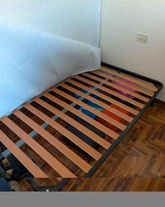 Letto a 1 piazza e mezzo con materasso