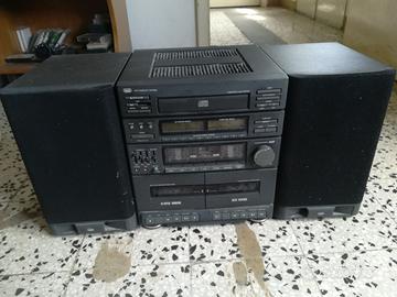 radio hifi anni 90 casse 100w