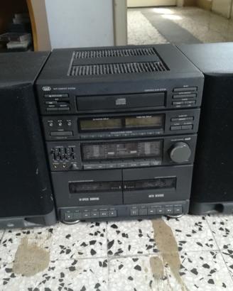 radio hifi anni 90 casse 100w