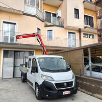 Fiat Ducato 2.3 MJT 130CV CASSONE CON GRU 7 POSTI 