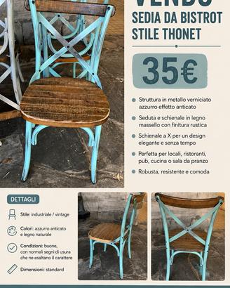 SEDIE BISTROT  BAR