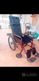 Carrozzina per Disabili Pieghevole Wimed Reclining