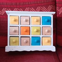 Portaoggetti da cucina con 12 cassettini