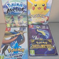 Lotto Giochi Pokémon Nintendo Switch - Come Nuovi