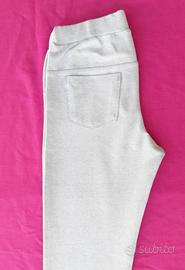 Jeans/leggings, cotone elasticizzato  Bimba 7/9 a