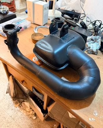 Marmitta scarico b sport per vespa px 125/187