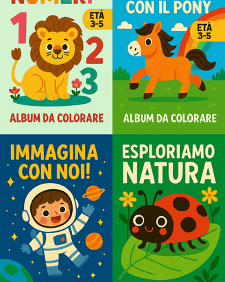 Libri da colorare per bimbi