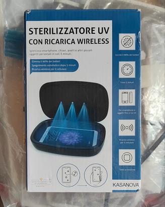 sterilizzatore UV + ricarica wireless 